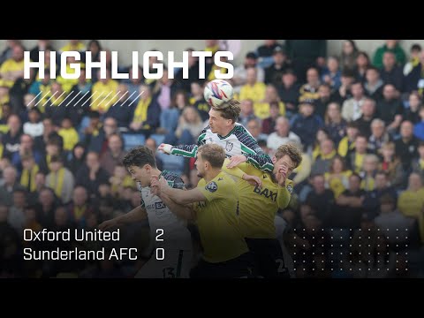 Oxford Utd Sunderland golovi 26.04.2025